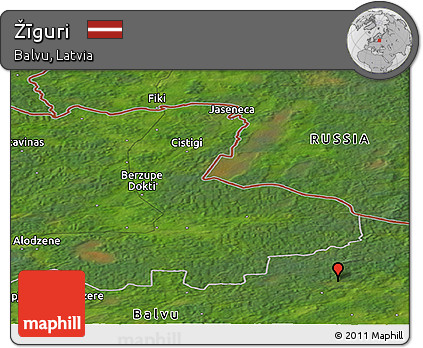 Satellite Panoramic Map of Žīguri