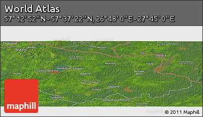 Satellite Panoramic Map of the Area around 57° 25' 7" N, 27° 16' 29" E