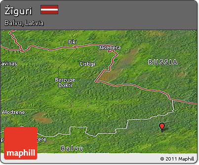 Satellite Panoramic Map of Žīguri