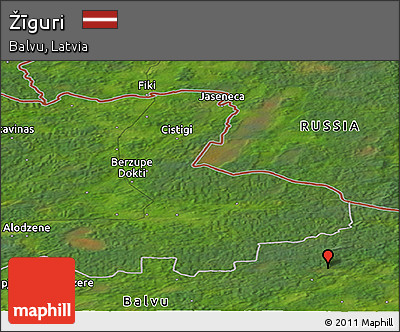 Satellite Panoramic Map of Žīguri