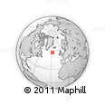 Outline Map of the Area around 57° 25' 7" N, 27° 7' 30" W, rectangular outline