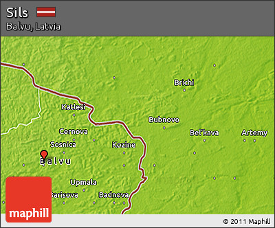 Physical 3D Map of Sils