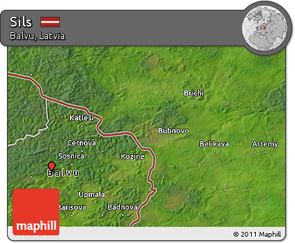 Satellite 3D Map of Sils