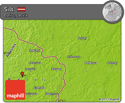 Physical Map of Sils