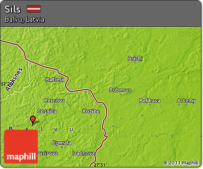 Physical Map of Sils