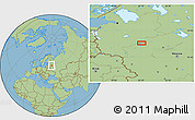 Savanna Style Location Map of the area around 57° 25' 7" N, 33° 13' 30" E