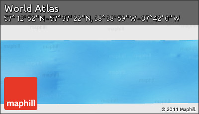 Physical Panoramic Map of the Area around 57° 25' 7" N, 38° 10' 29" W