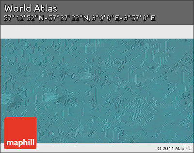 Satellite 3D Map of the Area around 57° 25' 7" N, 3° 28' 30" E
