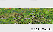 Satellite Panoramic Map of Skye of Curr