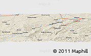 Shaded Relief Panoramic Map of Skye of Curr