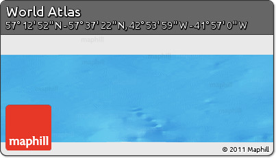Shaded Relief Panoramic Map of the Area around 57°&nbsp;25'&nbsp;7"&nbsp;N,&nbsp;42°&nbsp;25'&nbsp;29"&nbsp;W