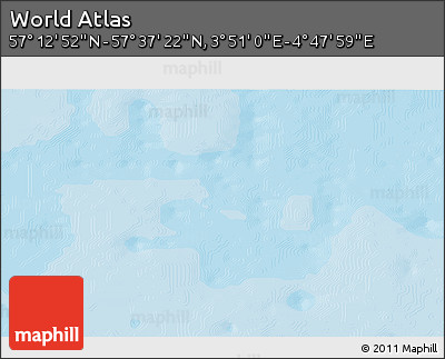 Political 3D Map of the Area around 57° 25' 7" N, 4° 19' 30" E