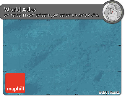 Satellite Map of the Area around 57° 25' 7" N, 50° 4' 30" W