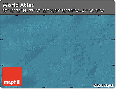 Satellite Map of the Area around 57° 25' 7" N, 50° 4' 30" W