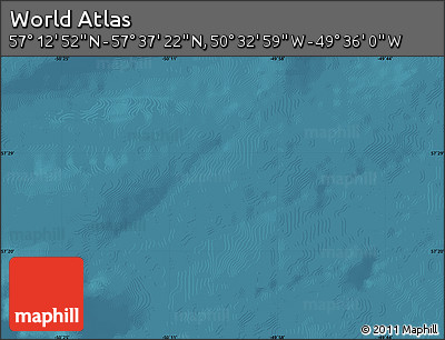 Satellite Map of the Area around 57° 25' 7" N, 50° 4' 30" W