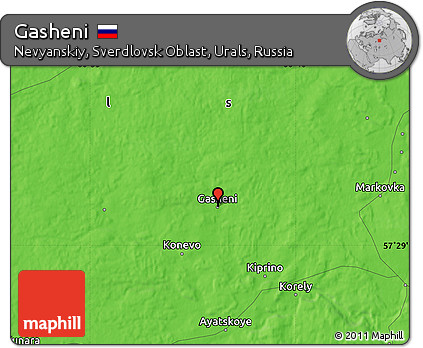 Political Map of Gasheni