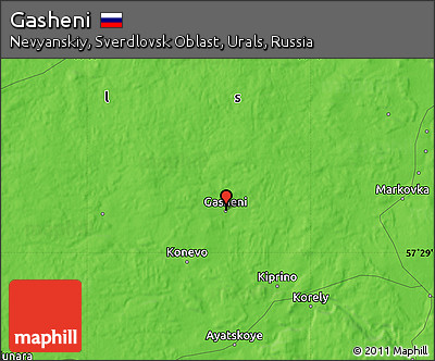 Political Map of Gasheni