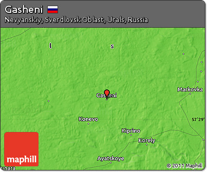 Political Map of Gasheni