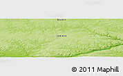 Physical Panoramic Map of the area around 57° 25' 7" N, 71° 19' 29" W