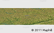 Satellite Panoramic Map of the area around 57° 25' 7" N, 71° 19' 29" W