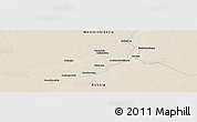 Shaded Relief Panoramic Map of the area around 57° 25' 7" N, 80° 49' 29" E