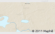 Shaded Relief 3D Map of the area around 57° 25' 7" N, 96° 49' 29" W