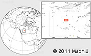 Blank Location Map of the area around 57° 46' 59" N, 115° 31' 30" W