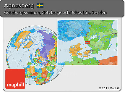Political Location Map of Agnesberg