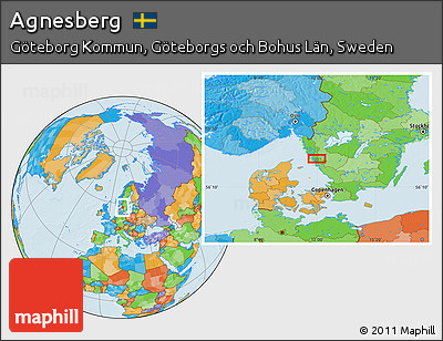 Political Location Map of Agnesberg