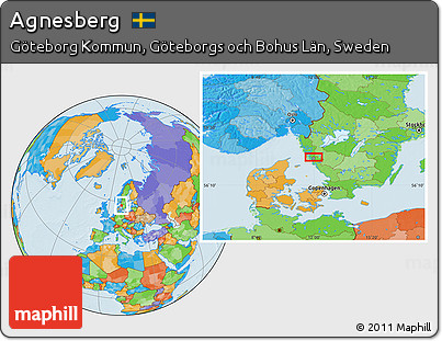 Political Location Map of Agnesberg