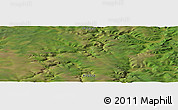 Satellite Panoramic Map of the area around 57° 46' 59" N, 123° 19' 29" E