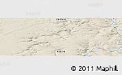 Shaded Relief Panoramic Map of the area around 57° 46' 59" N, 123° 19' 29" E