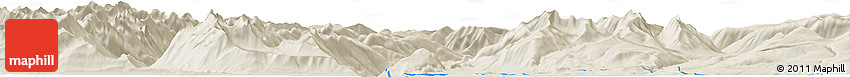 Shaded Relief Horizon Map of the Area around 57° 46' 59" N, 131° 40' 30" W Shaded Relief Horizon Map of the Area around 57° 46' 59" N, 131° 40' 30" W