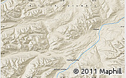 Shaded Relief Map of the area around 57° 46' 59" N, 131° 40' 30" W