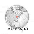 Outline Map of the Area around 57° 46' 59" N, 136° 55' 30" E, rectangular outline