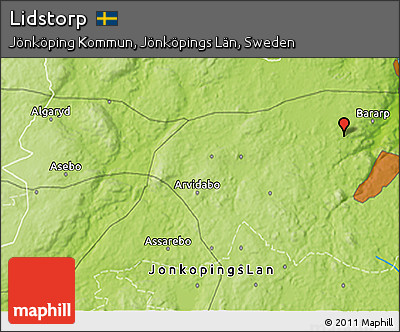Physical 3D Map of Lidstorp