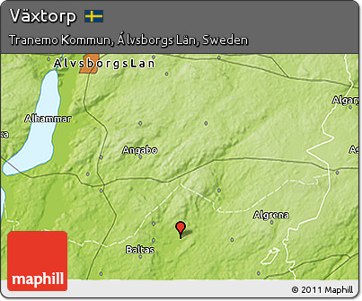 Physical 3D Map of Växtorp
