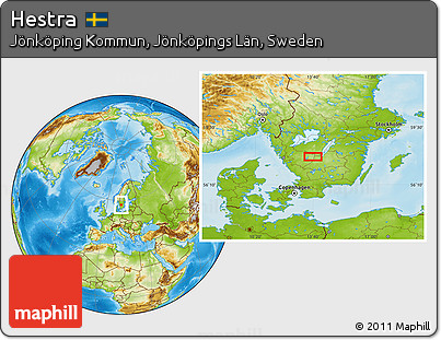Physical Location Map of Hestra