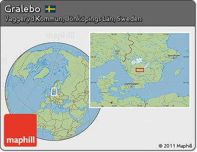 Savanna Style Location Map of Grälebo