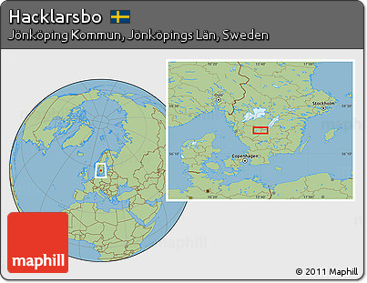 Savanna Style Location Map of Hacklarsbo