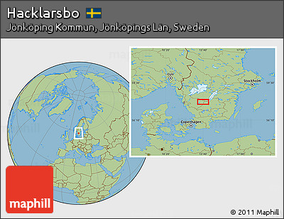 Savanna Style Location Map of Hacklarsbo