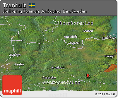 Satellite Panoramic Map of Tranhult