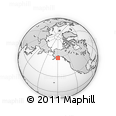 Outline Map of the Area around 57° 46' 59" N, 149° 31' 30" W, rectangular outline