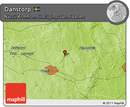 Physical 3D Map of Danstorp