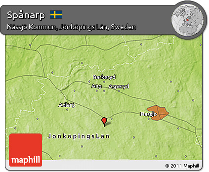 Physical 3D Map of Spånarp