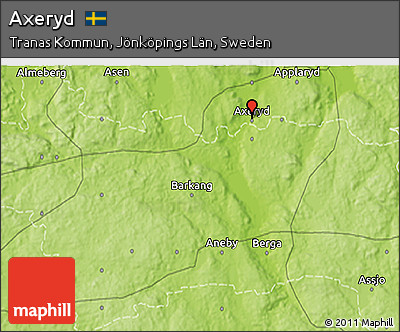 Physical 3D Map of Axeryd