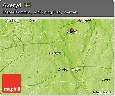 Physical 3D Map of Axeryd