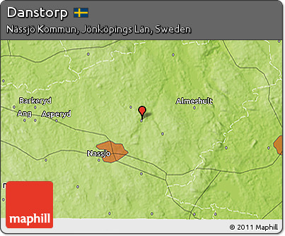 Physical 3D Map of Danstorp