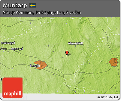 Physical 3D Map of Muntarp