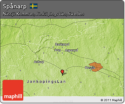 Physical 3D Map of Spånarp